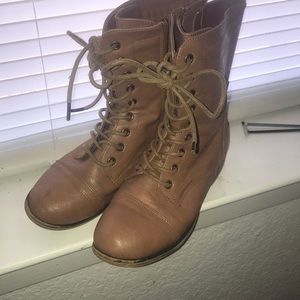 Light Brown Combat looking boots